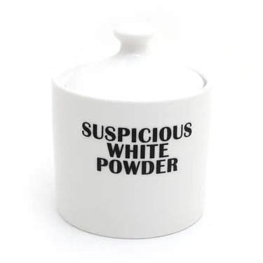 Suspicious White Powder Sugar Bowl