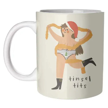 Tinsel Tits Mug