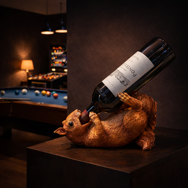 Squirrel Wine Holder - 22cm