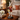 The Red Rabbit Standing Clock Figure