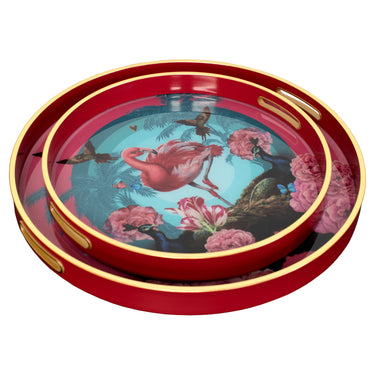 Flamingo-go Circular Serving Trays