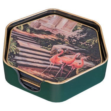 Baroque Gardens Hexagonal Coasters