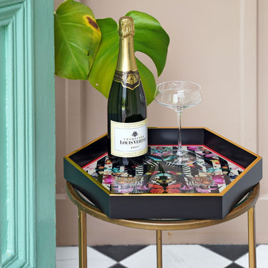 Myrtle and Mary Hexagonal Paradise Lost Serving Tray