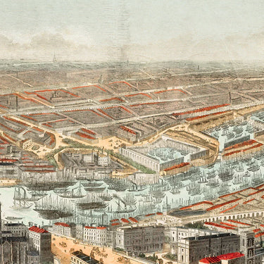 Panoramic View Of London And The River Thames