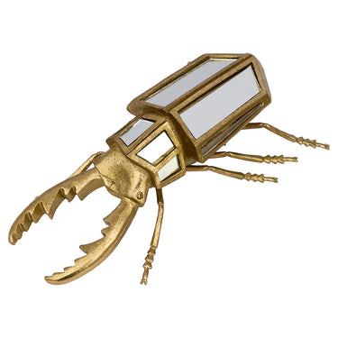 Gold Stag Beetle Ornament