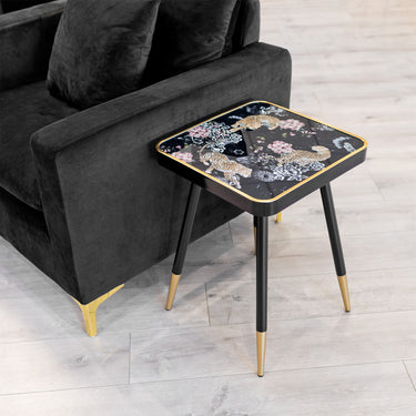 Leopard Side Table