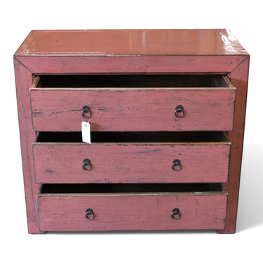 Pink Chest of 3 drawers