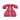 Set of Matt Pink/Red Telephone Bookends