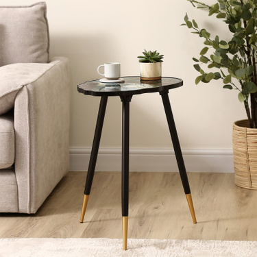 Teal Green Side Table 62.5cm