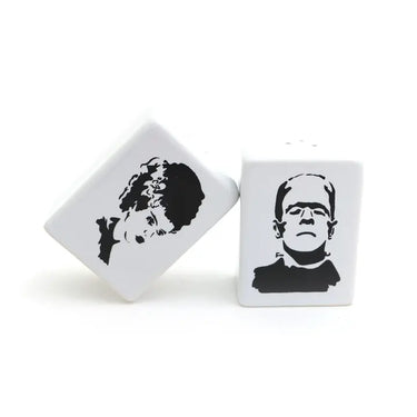 Frankenstein Monster and Bride Salt and Pepper Shakers