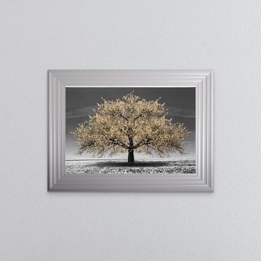 Champagne Cherry Tree Framed Wall Art