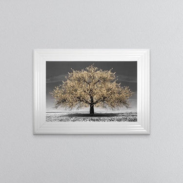 Champagne Cherry Tree Framed Wall Art