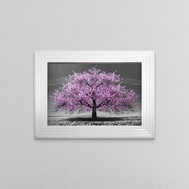 Pink Cherry Tree Framed Wall Art