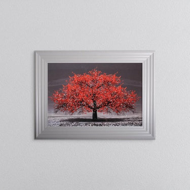 Red Cherry Tree Framed Wall Art