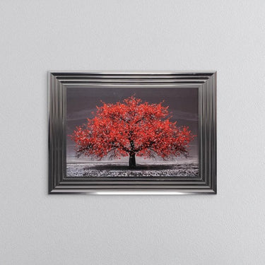 Red Cherry Tree Framed Wall Art