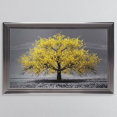 Yellow Cherry Tree Framed Wall Art