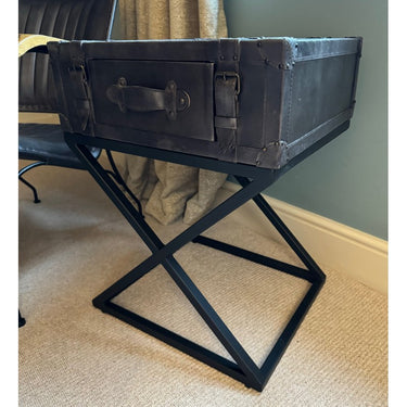 Genuine Grey Leather