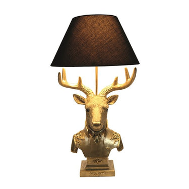 Gold Stag Lamp