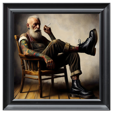 Still Rocking – Velvet Framed Artwork
