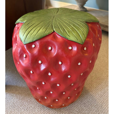 Strawberry Side Table  Stool