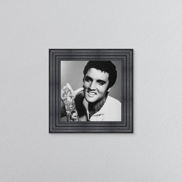 ELVIS THE KING FRAMED WALL ART