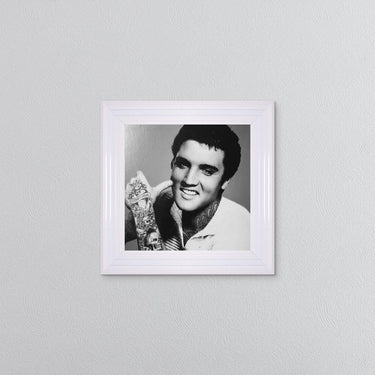 ELVIS THE KING FRAMED WALL ART