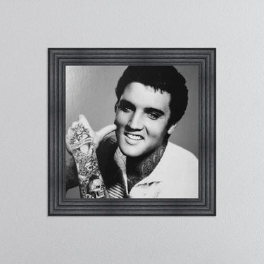 ELVIS THE KING FRAMED WALL ART