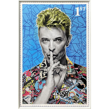 Bowie Stamp Wall Art