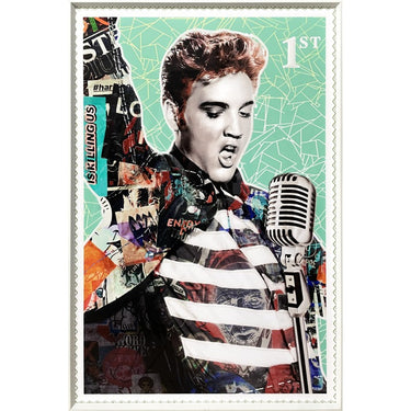 Elvis Stamp Wall Art