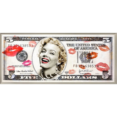 Marilyn $ Wall Art -160cm x 70cm